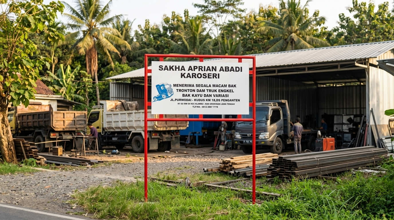 Bengkel Karoseri CV. Sakha Aprian Abadi